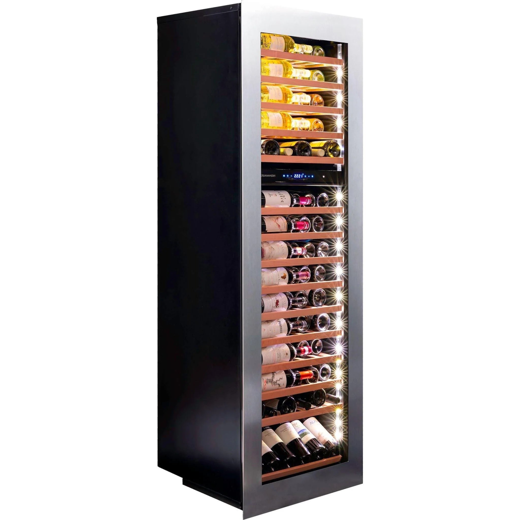 Dunavox Horizon 114 Push-to-Open | 2 Zonen | Weinklimaschrank