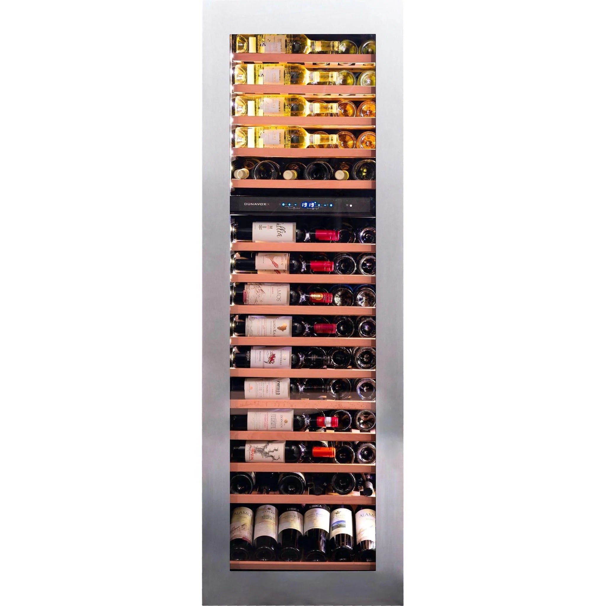 Dunavox Horizon 114 Push-to-Open | 2 Zonen | Weinklimaschrank