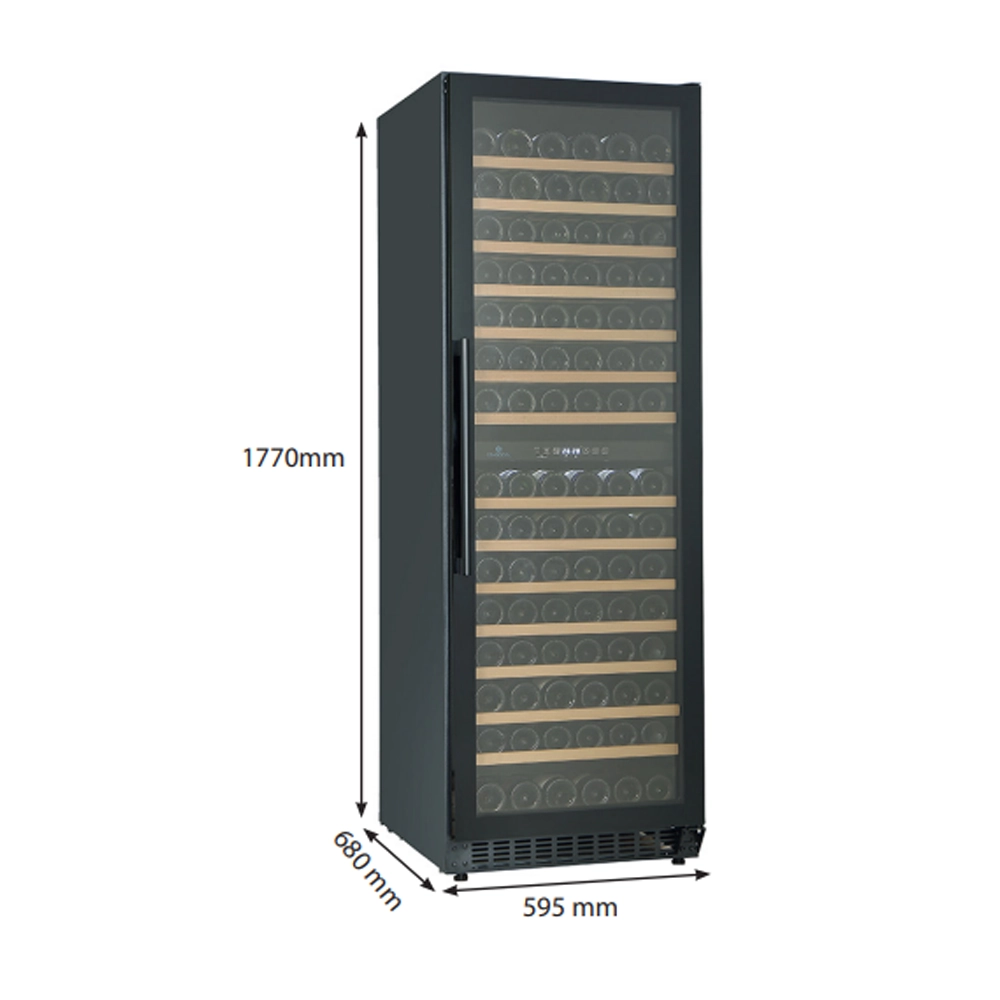 Cavecool Affection Onyx 171 Essential Edition | 2 Zonen | Weinklimaschrank