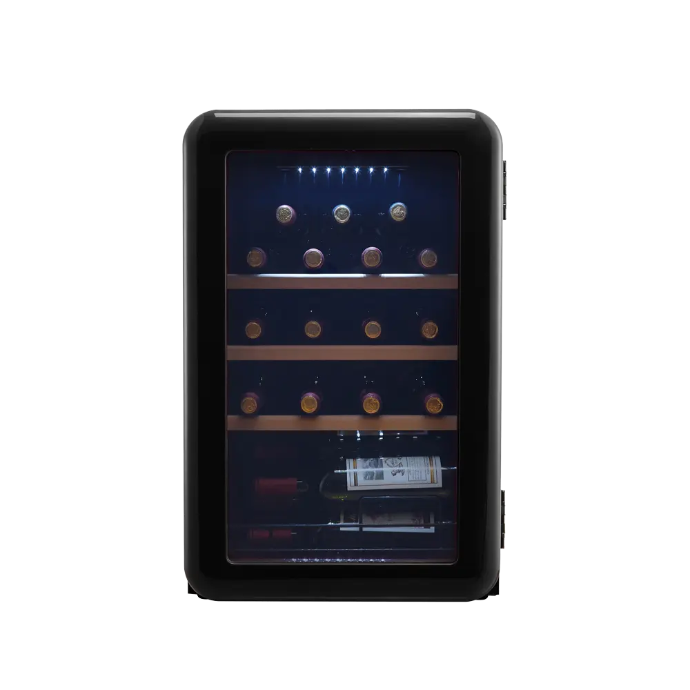 Cavecool Retro Obsidian 19 bottles | 1 zone | retro wine cooler