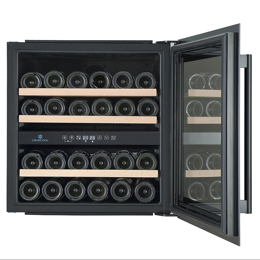 Cavecool Morion Dravite 36 | 2 Zonen | Weinklimaschrank