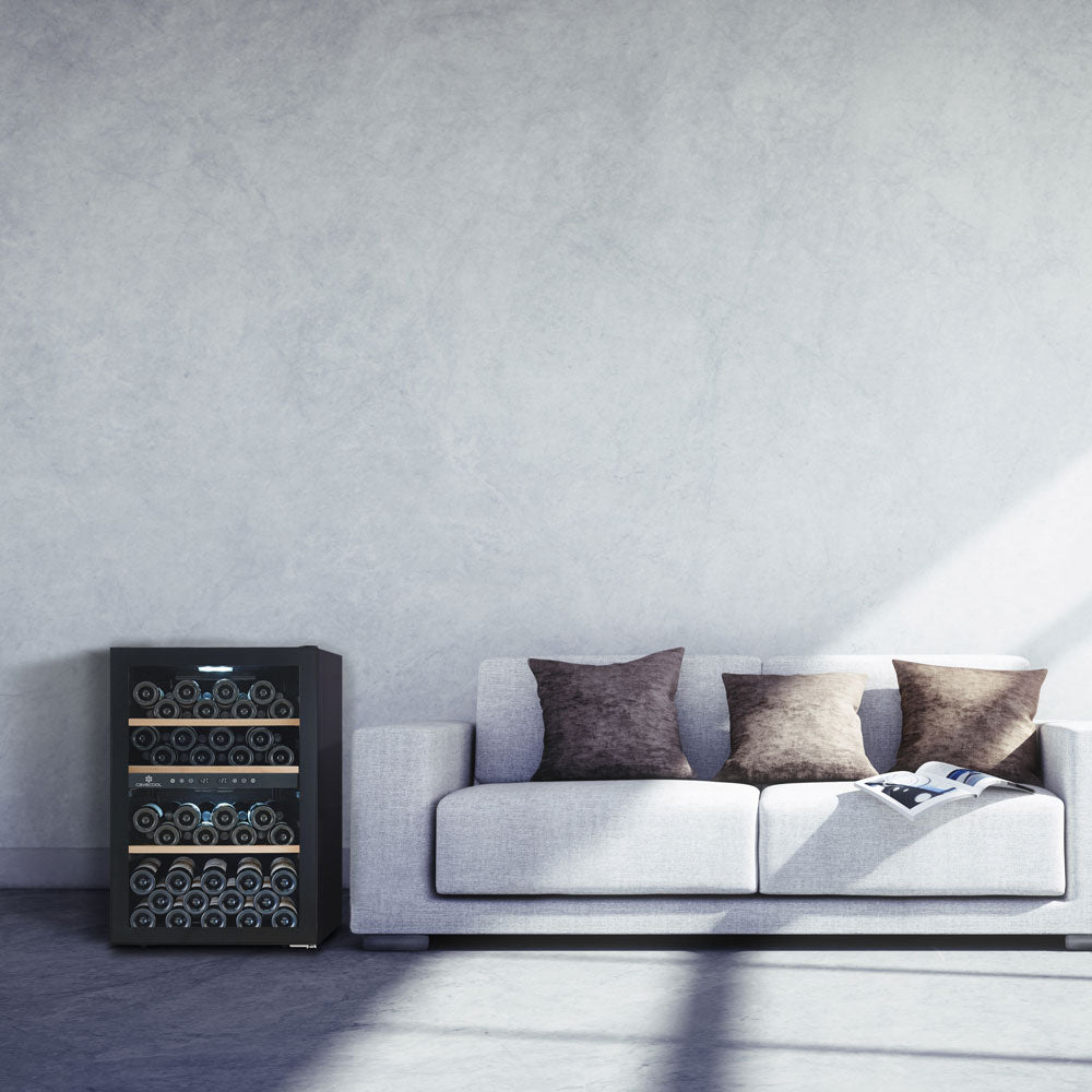 Cavecool Chill Topaz 62 | 2 zones | Wine climate cabinet