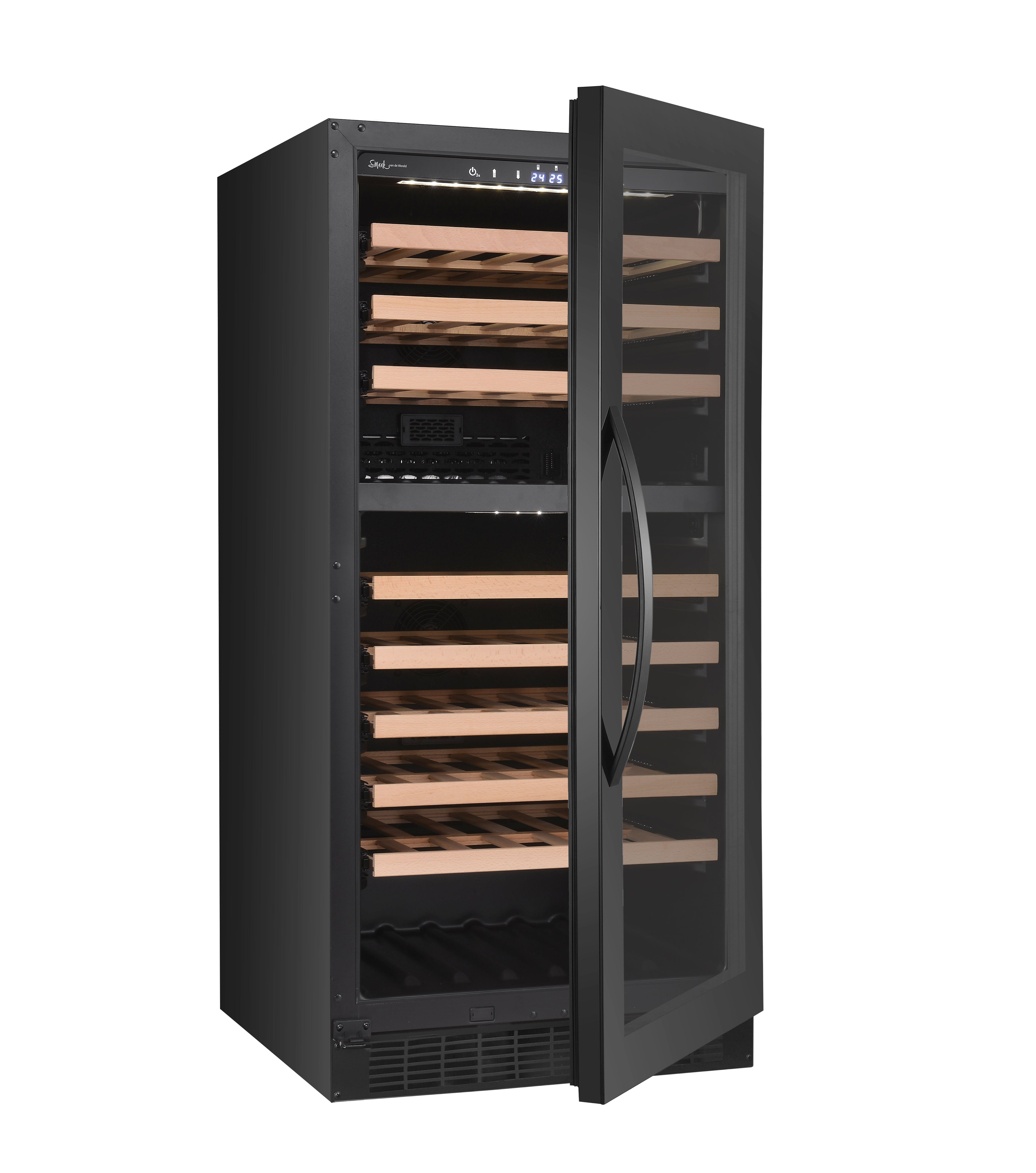 Wine Klima D104T-Black | 2 zones | Wine climate cabinet