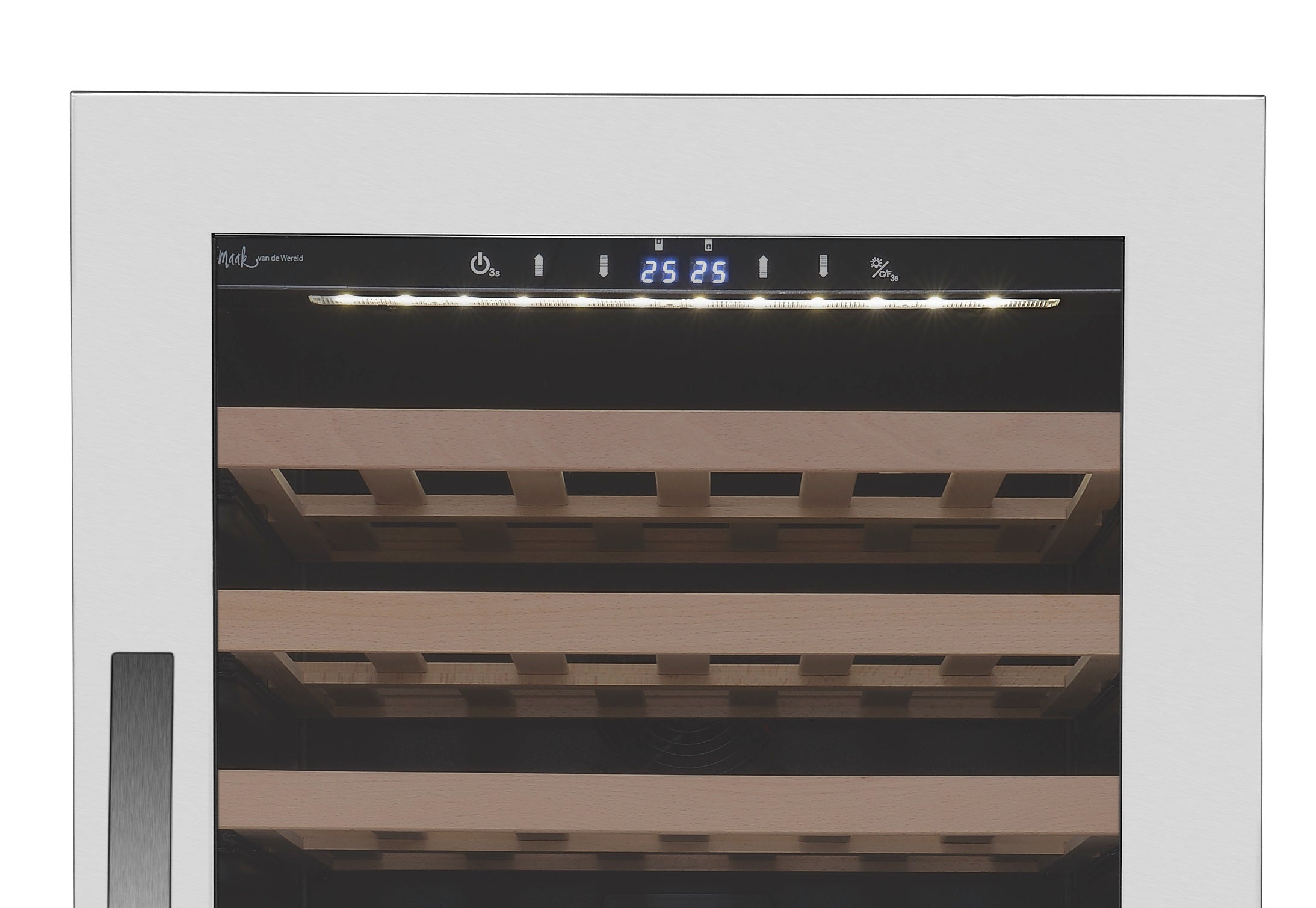 Wine Klima D104T-RVS | 2 zones | Wine climate cabinet
