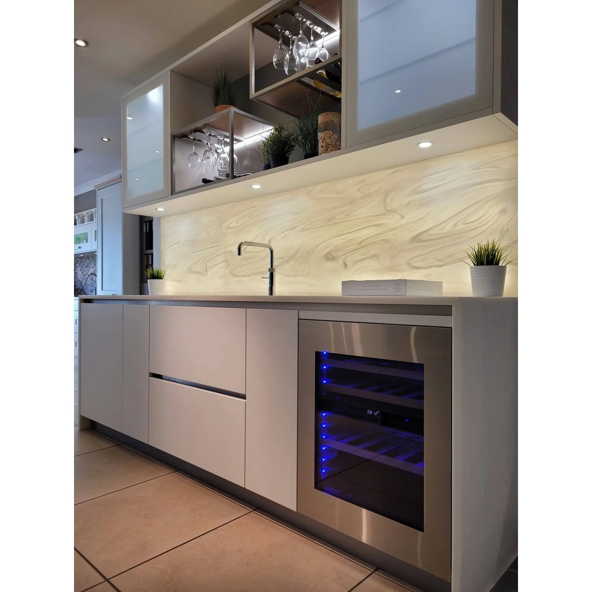 Dunavox Horizon 32 Push-to-Open | 2 Zonen | Weinklimaschrank