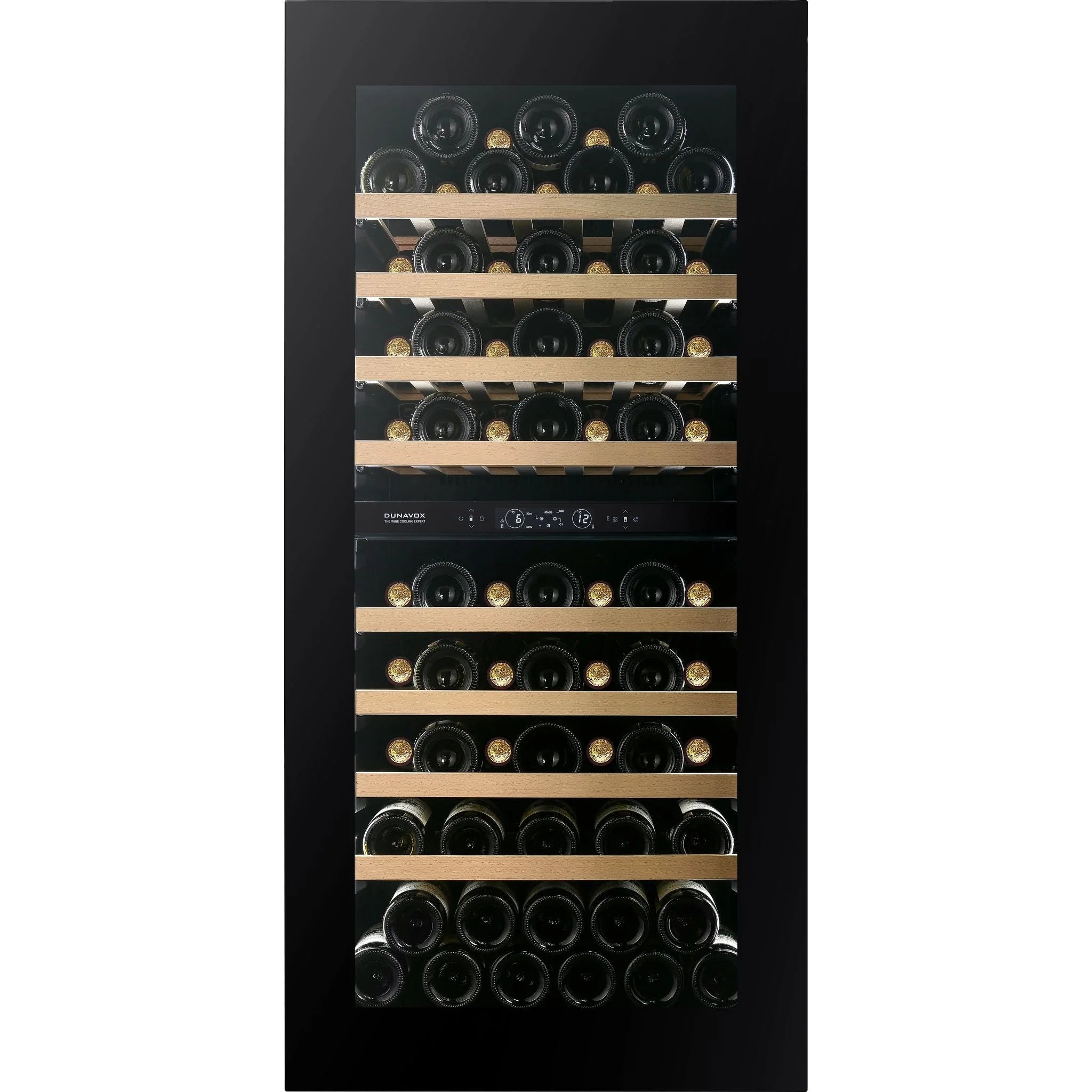 Dunavox Horizon 70 Zum Öffnen drücken | 2 Zonen | Weinklimaschrank