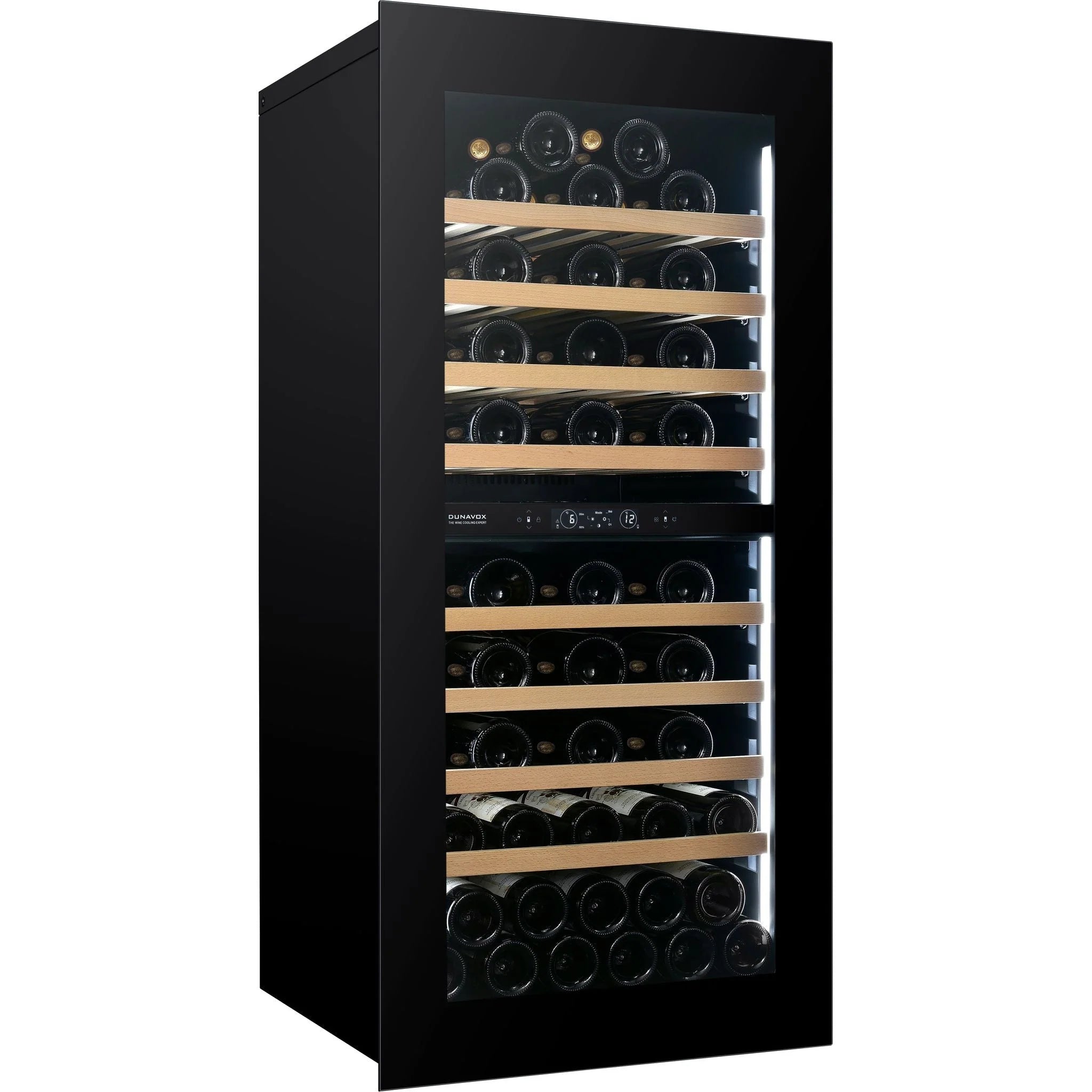 Dunavox Horizon 70 Zum Öffnen drücken | 2 Zonen | Weinklimaschrank