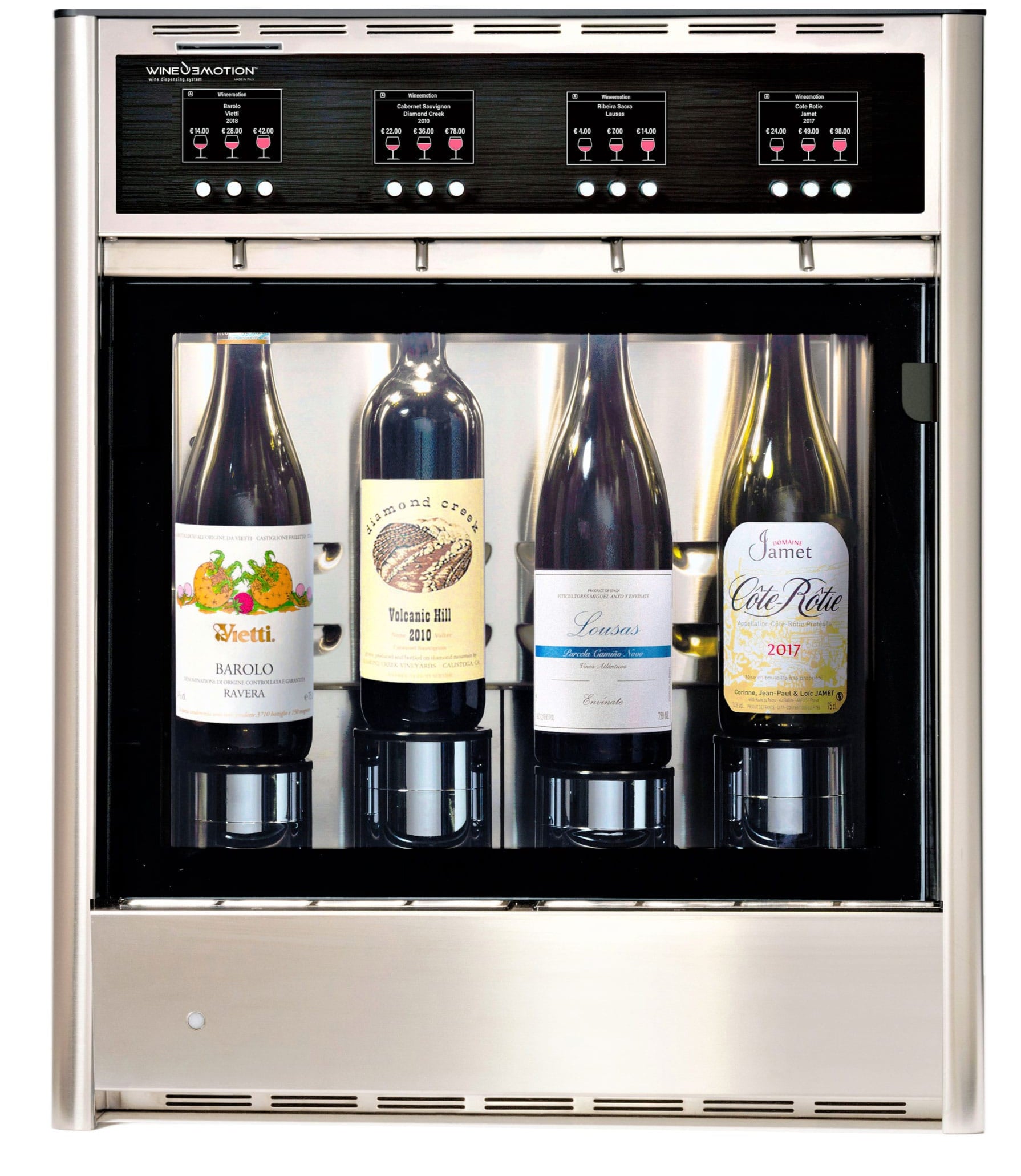 Wineemotion Quattro Self | 4 flessen | Wijndispenser