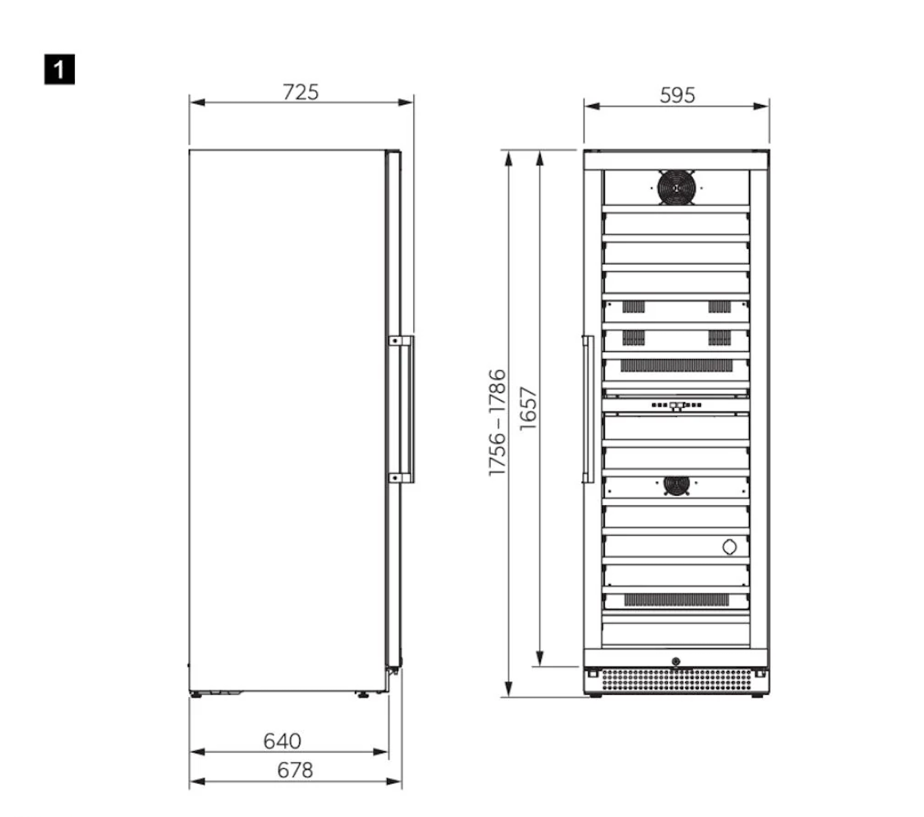 Dometic D154FB | 2 Zonen | Weinklimaschrank