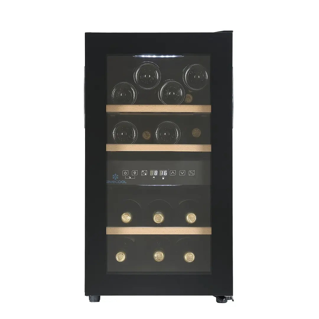 Cavecool Joy Azurite 16 | 2 zones | Wine climate cabinet