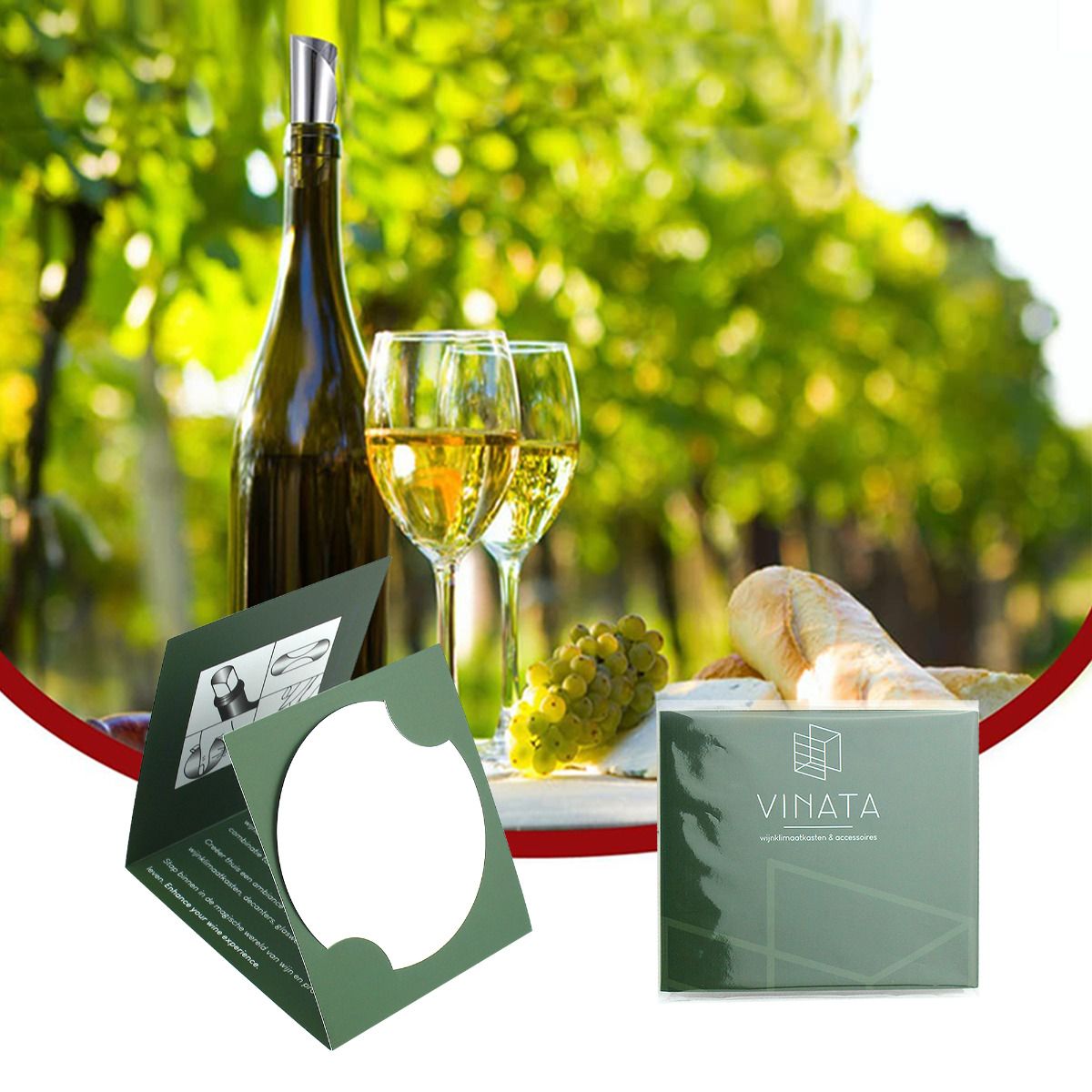Vinata Dordo wine pourer - 5 pieces