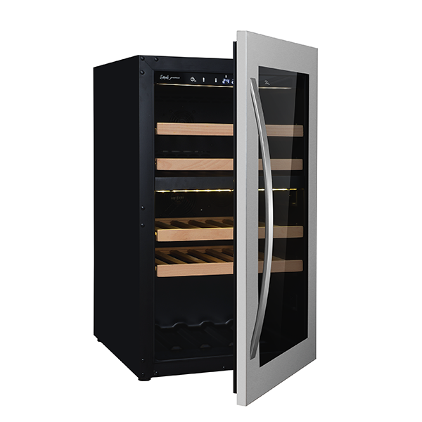 Wine Klima D40T RVS | 2 zones | Wine climate cabinet