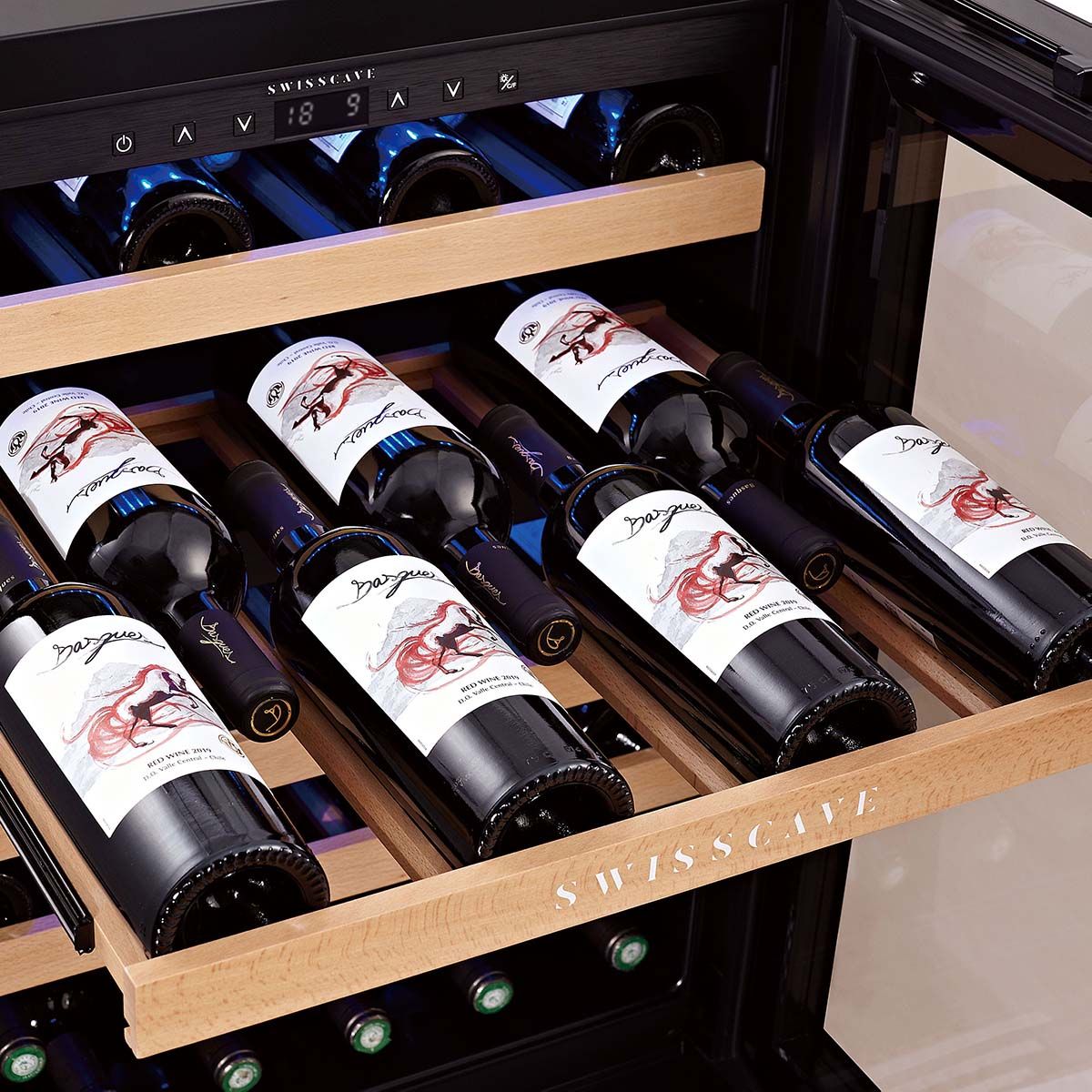 Swisscave WL155DF | 2 zones | Classic Wine Climate Cabinet