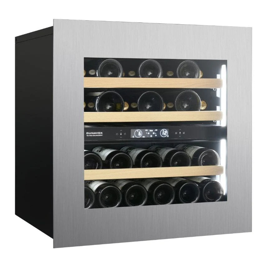 Dunavox Horizon 25 Push to open | 2 zones | Wine climate cabinet