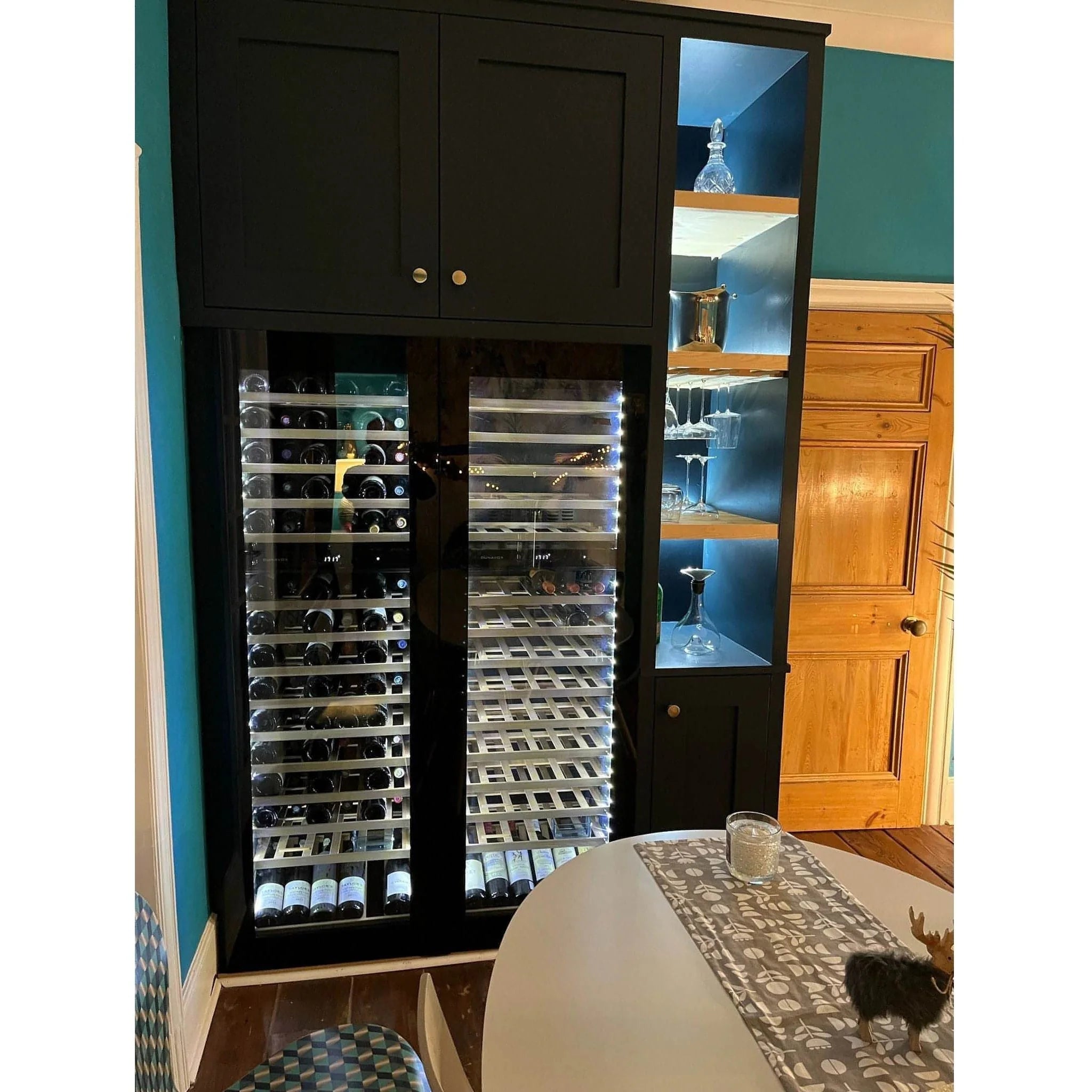 Dunavox Horizon 114 Push-to-Open | 2 Zonen | Weinklimaschrank