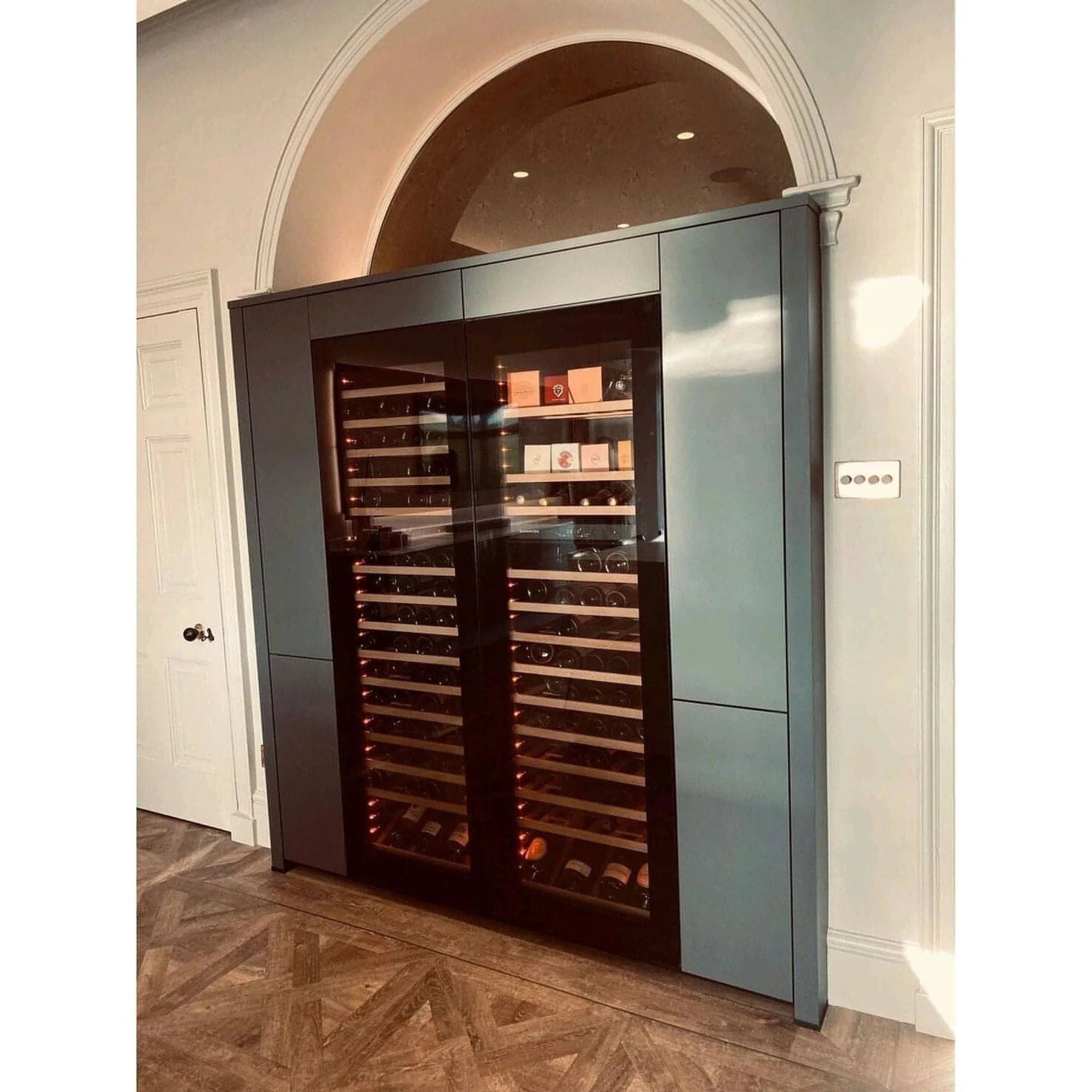 Dunavox Horizon 114 Push-to-Open | 2 Zonen | Weinklimaschrank