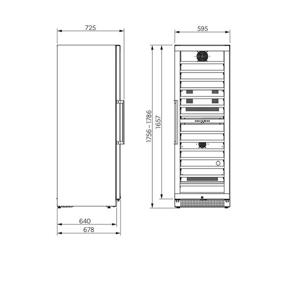 Dometic D154F | 2 zones | Wijnklimaatkast