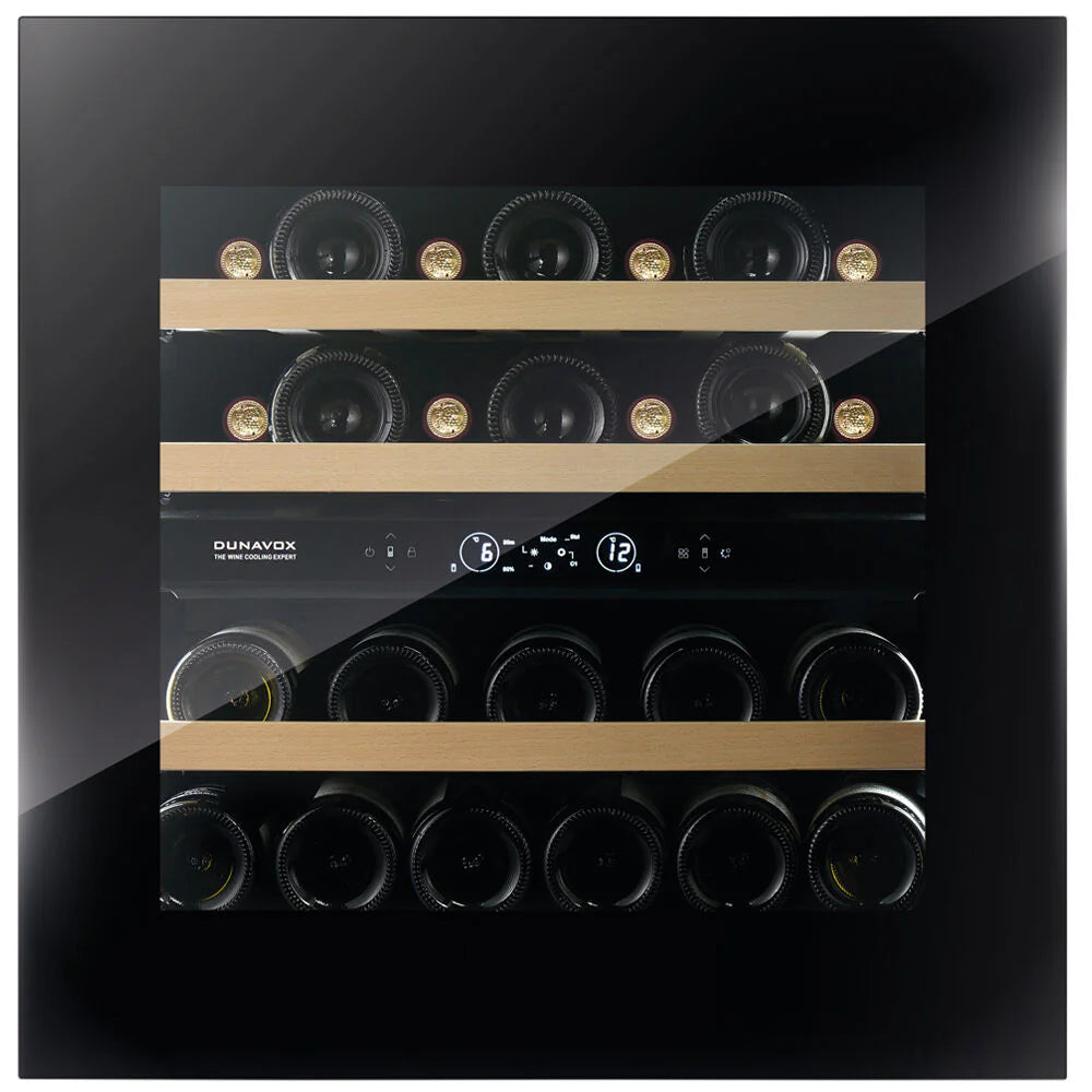 Dunavox Horizon 25 Push to open | 2 zones | Wine climate cabinet