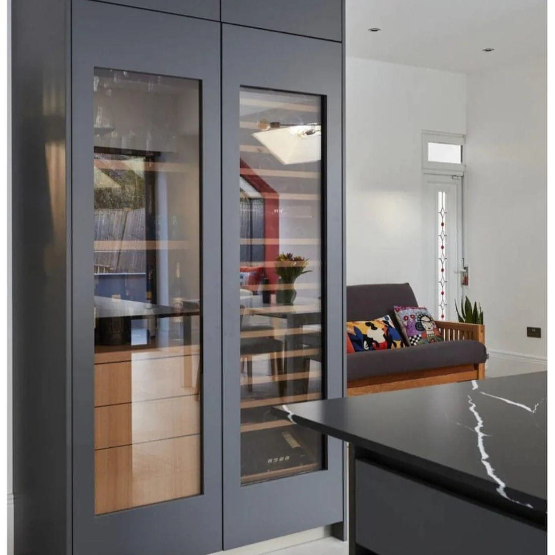 Dunavox Horizon 114 Push-to-Open | 2 Zonen | Weinklimaschrank