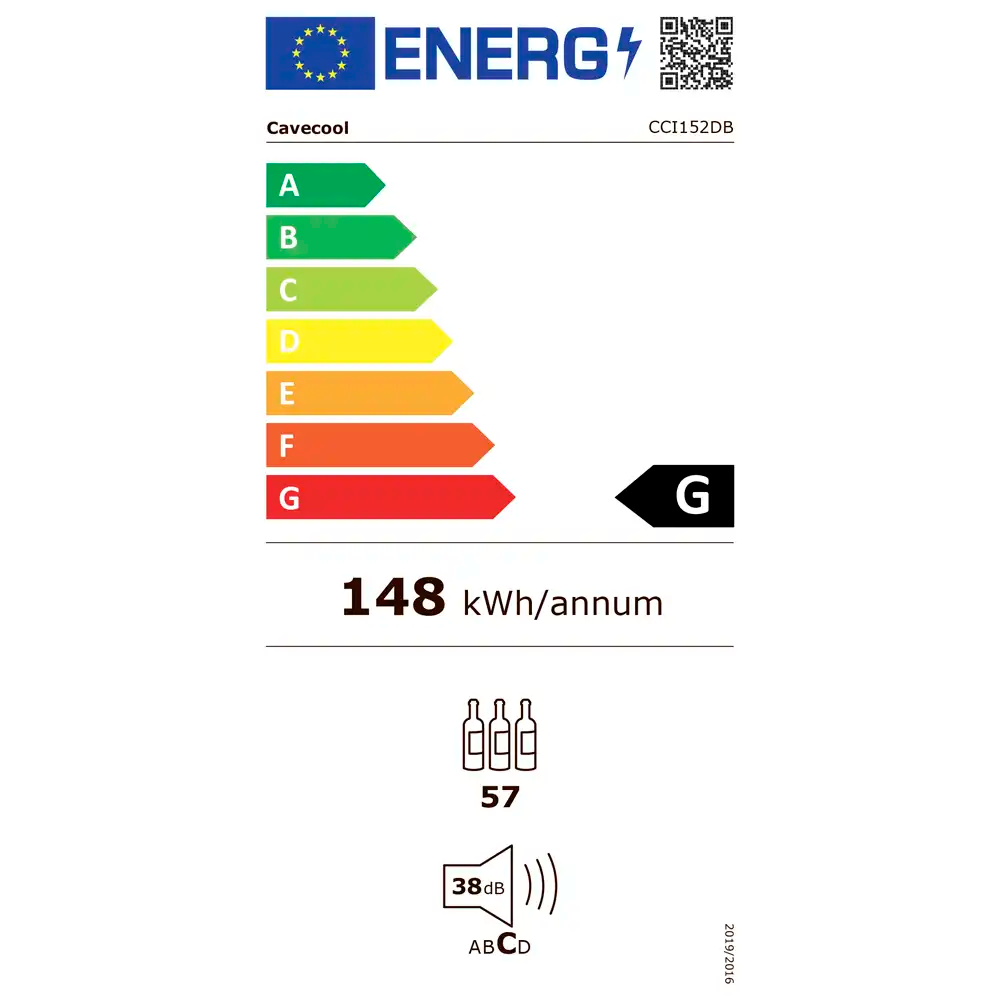 Cavecool Morion Galena 57 | 2 zones | Wijnklimaatkast