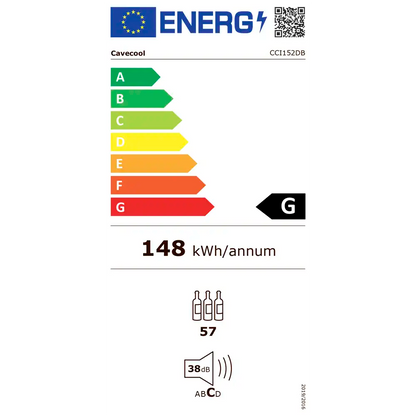 Cavecool Morion Galena 57 | 2 zones | Wijnklimaatkast