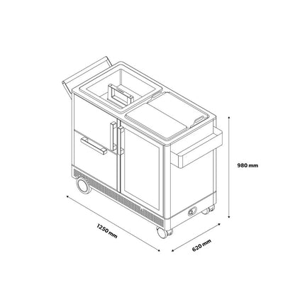 Dometic Mobar 550 | 2 Zones | Mobiele bar