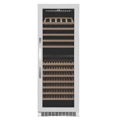 Wine Klima D167T-RVS | 2 zones | Wijnklimaatkast