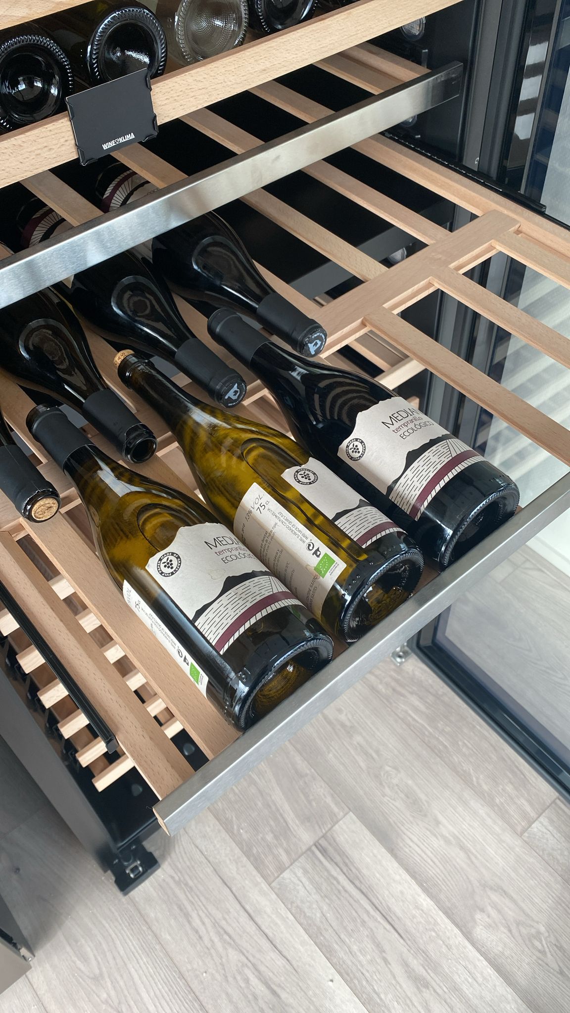 Wine Klima D167T-RVS | 2 zones | Wijnklimaatkast