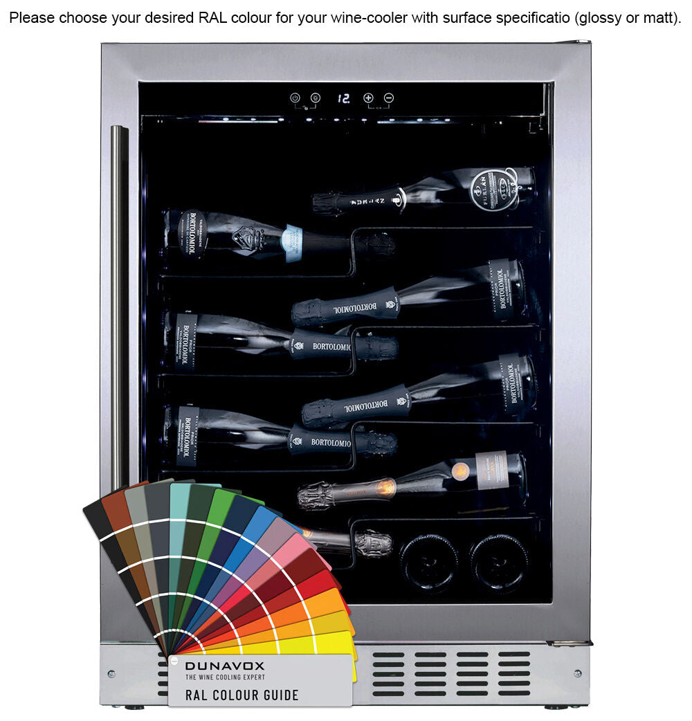 Dunavox Sera 40 | 1 Zone | Champagner-Kühlschrank