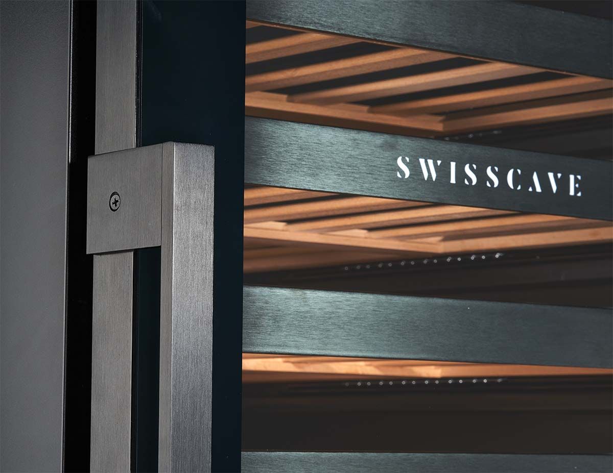 Swisscave deurgrepen van geborsteld aluminium